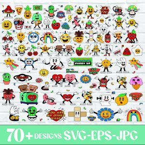 70 Sticker designs bundle
